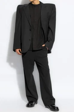 JIL SANDER CZARNY Koszula ‘Monday PM’
