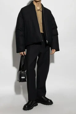 JIL SANDER+ CZARNY Kurtka puchowa
