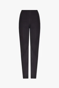 JIL SANDER+ CZARNY Legginsy treningowe