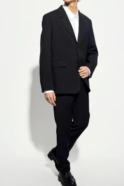 JIL SANDER CZARNY Marynarka z otwartymi klapami