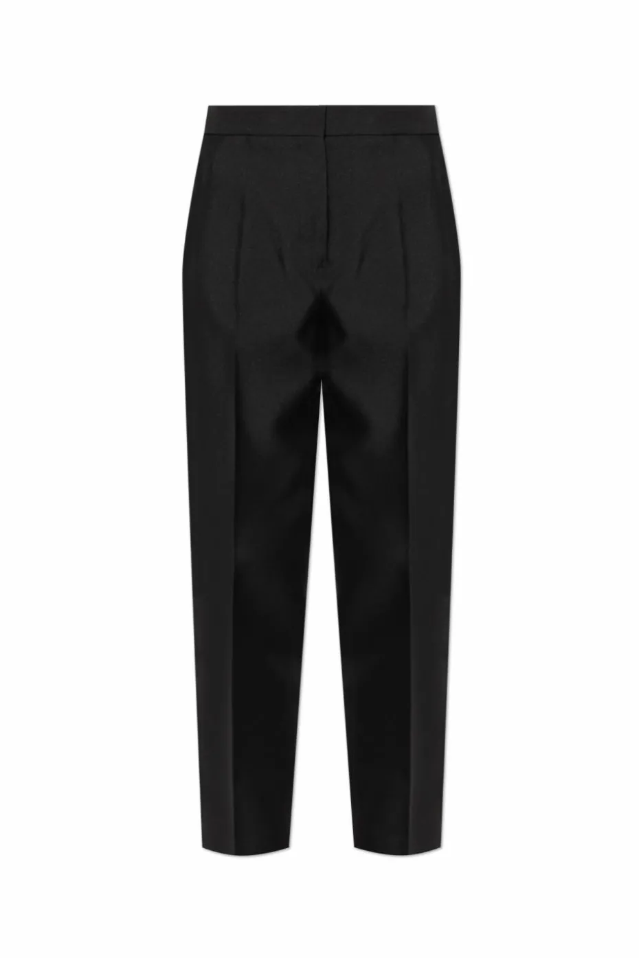 JIL SANDER CZARNY Spodnie w kant