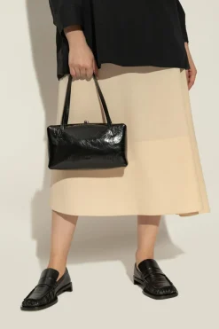 JIL SANDER CZARNY Torba do ręki