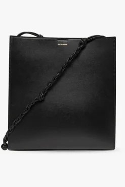 JIL SANDER CZARNY Torba na ramię ‘Tangle Medium’