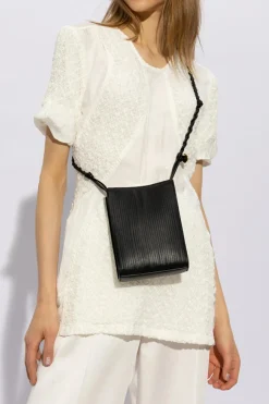JIL SANDER CZARNY Torba na ramię ‘Tangle Small’