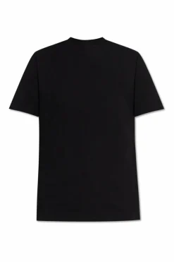 JIL SANDER+ CZARNY T-shirt z logo