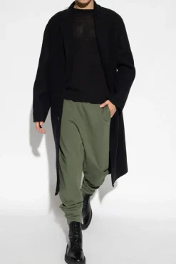 JIL SANDER+ CZARNY Wełniany sweter