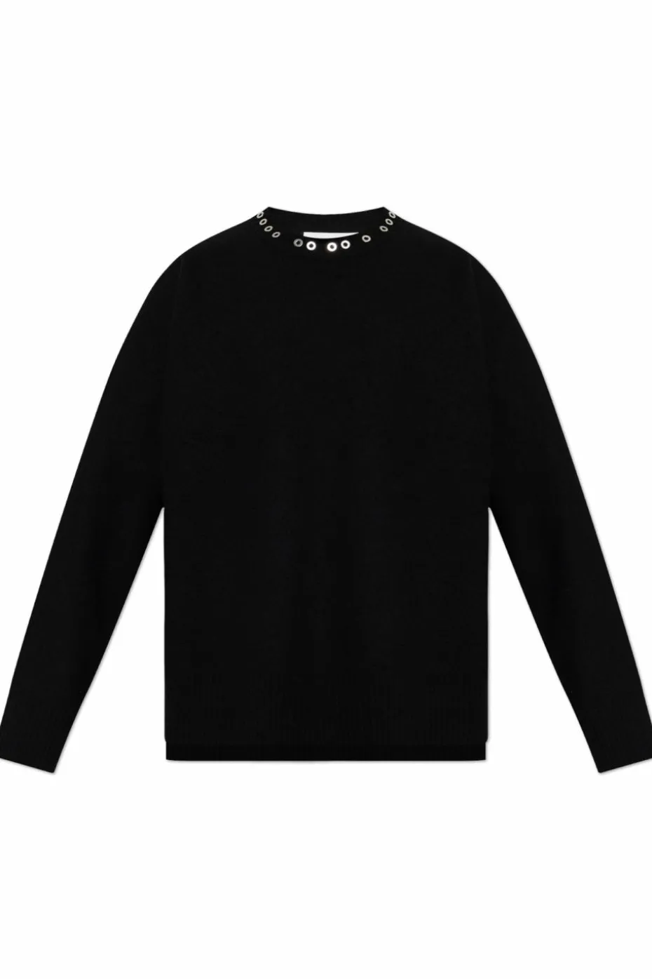 JIL SANDER CZARNY Wełniany sweter