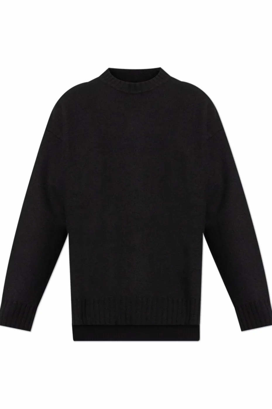 JIL SANDER CZARNY Wełniany sweter