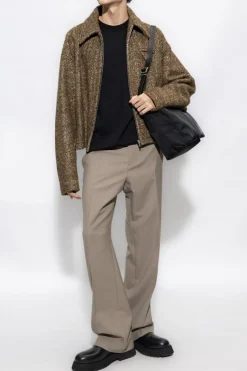 JIL SANDER CZARNY Wełniany sweter