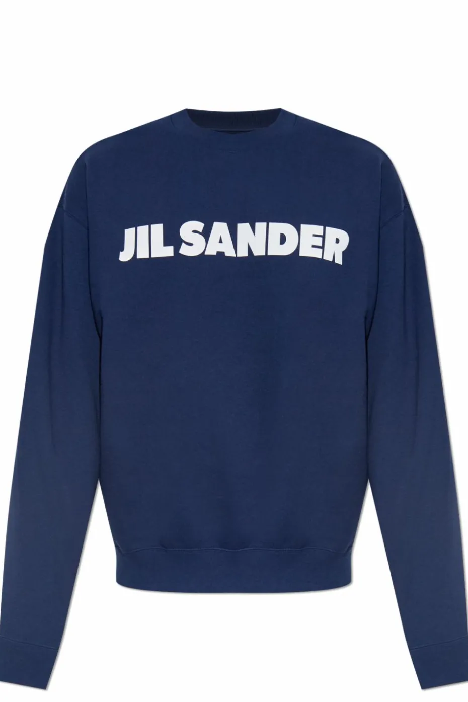 JIL SANDER GRANATOWY Bluza z logo
