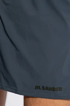JIL SANDER+ GRANATOWY Szorty kąpielowe