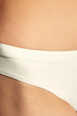 JIL SANDER+ kremowy Dół od kostiumu kąpielowego