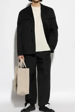 JIL SANDER kremowy Kaszmirowy sweter