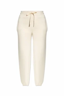 JIL SANDER+ kremowy Spodnie dresowe