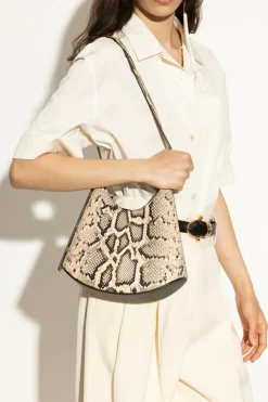 JIL SANDER kremowy Torba na ramię `Eldorado Small`