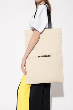 JIL SANDER kremowy Torba typu ‘shopper’