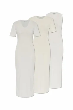 JIL SANDER+ MULTIKOLOR Zestaw trzech sukienek