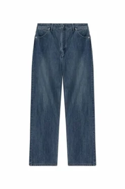 JIL SANDER+ NIEBIESKI Jeansy z logo