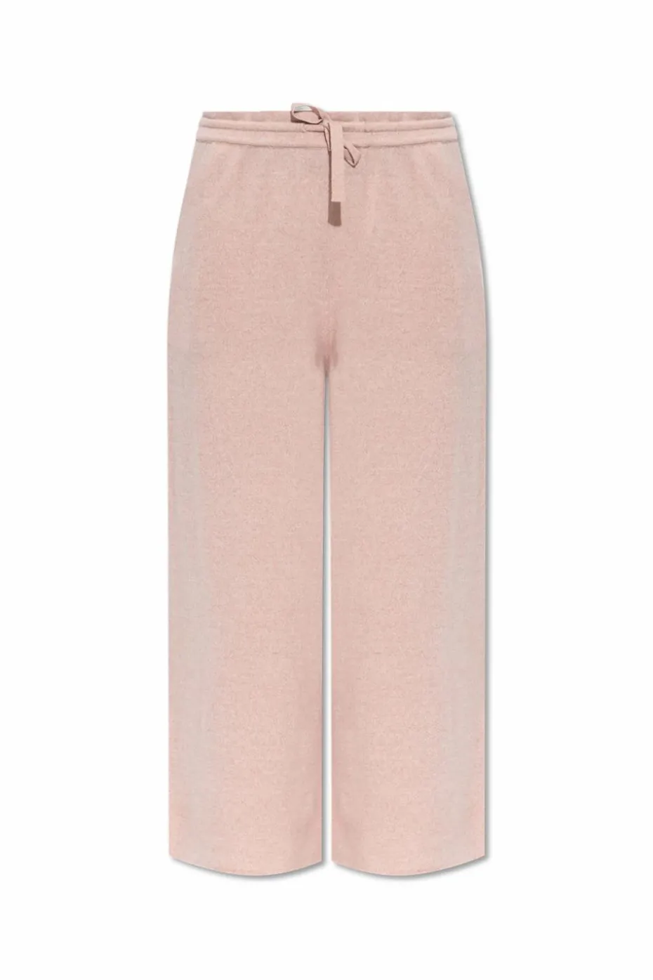 JIL SANDER+ RÓŻOWY Kaszmirowe spodnie