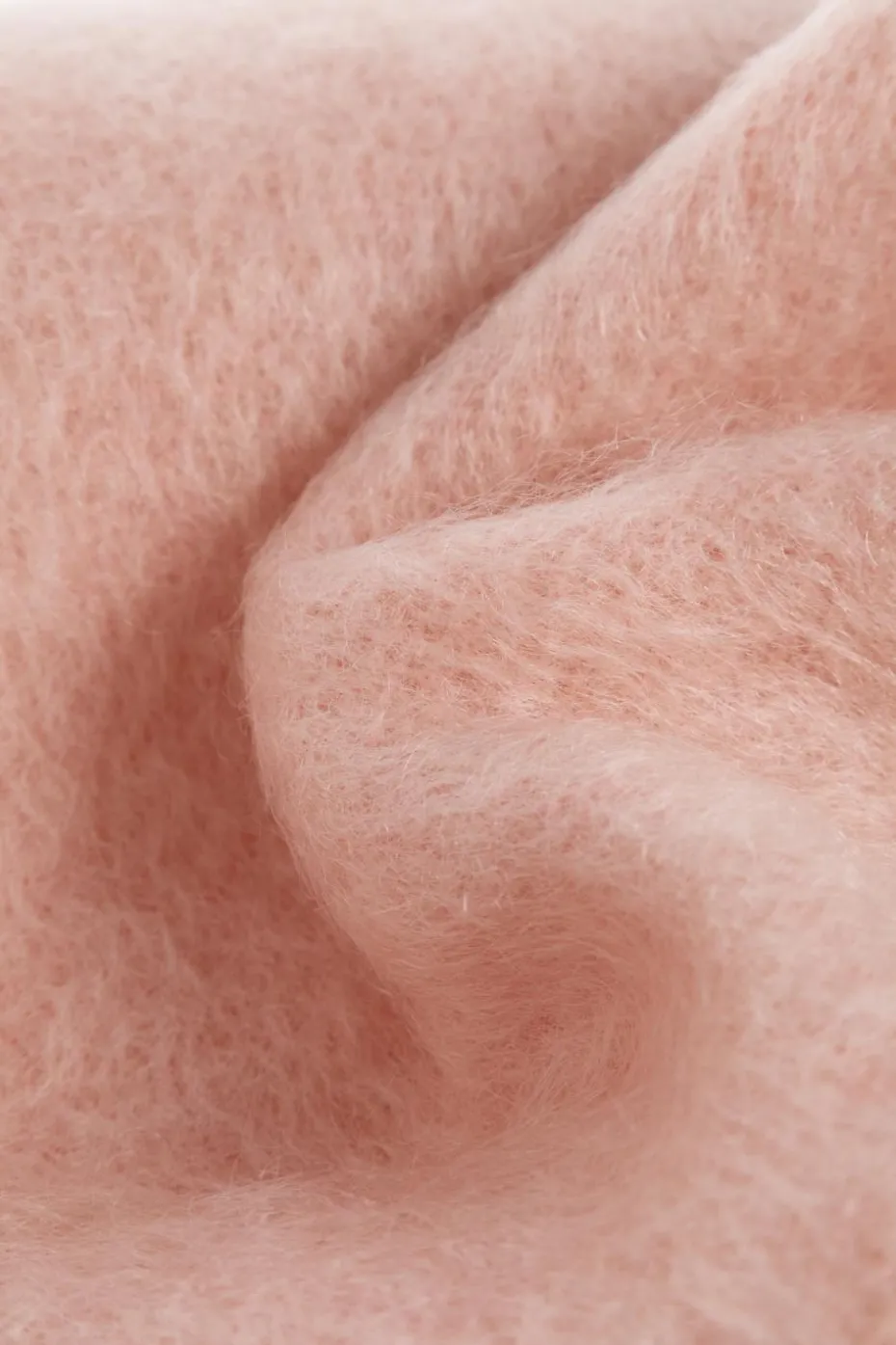 JIL SANDER+ RÓŻOWY Wełniany szal