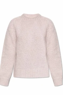 JIL SANDER+ RÓŻOWY Wełniany sweter
