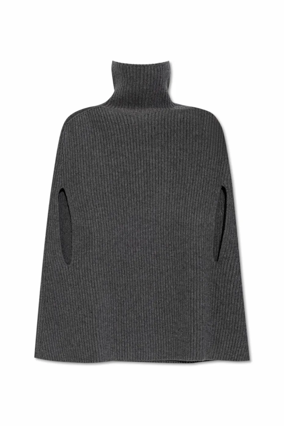 JIL SANDER SZARY Wełniany sweter