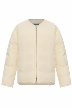 JIL SANDER+ ŻÓŁTY Kurtka puchowa