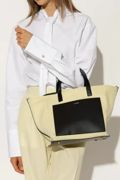 JIL SANDER ŻÓŁTY Torba na ramię ‘Wander Small’