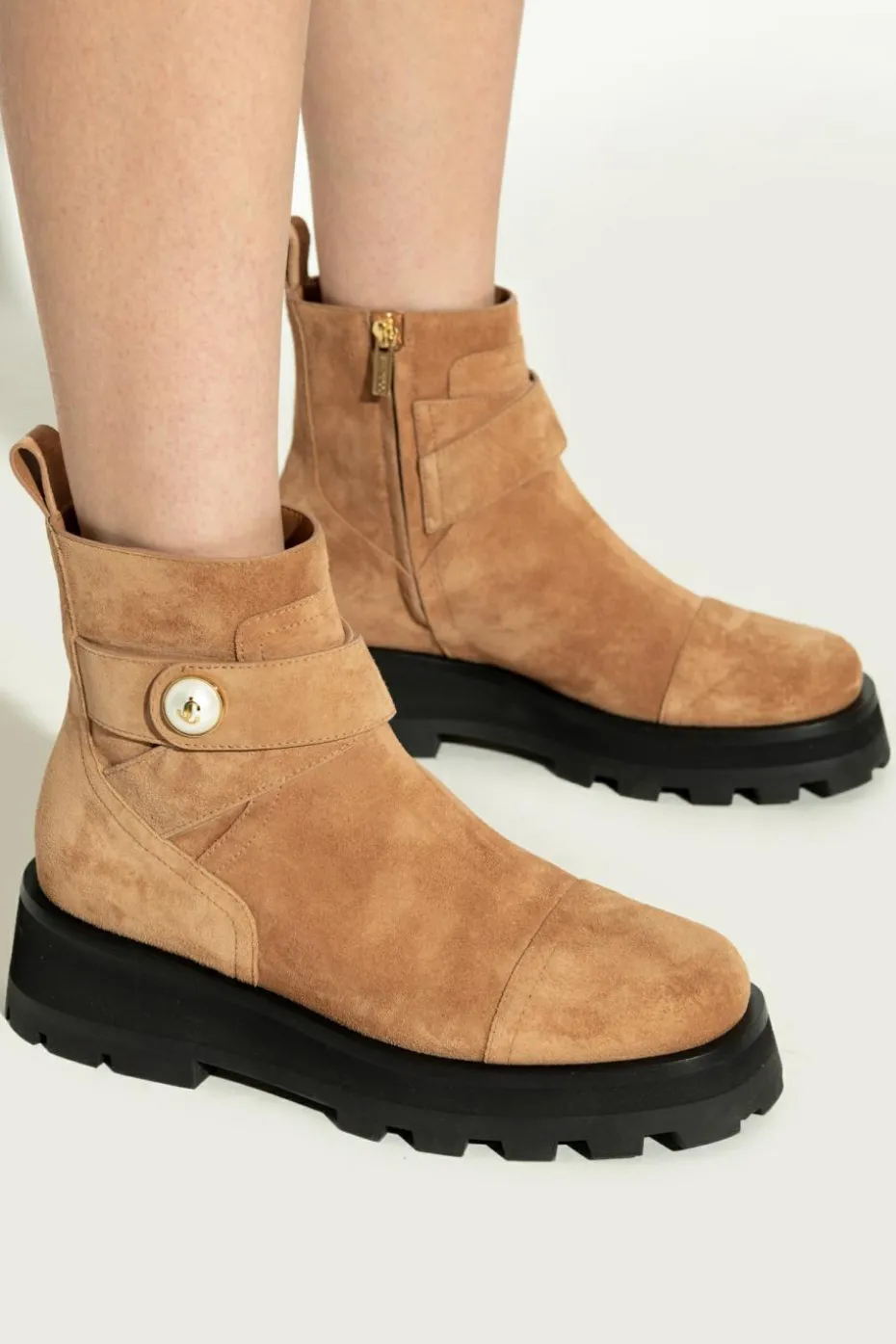 Jimmy Choo beżowy Buty `Mena`