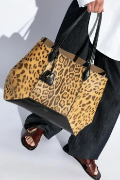 Jimmy Choo beżowy Torba `Diamond Large` typu `shopper`