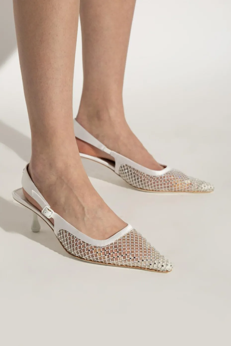 Jimmy Choo BIAŁY Buty na obcasie ‘Amel’