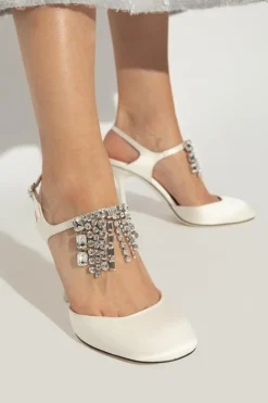 Jimmy Choo BIAŁY Buty na obcasie `Verity`