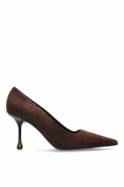 Jimmy Choo BRĄZOWY Buty na obcasie