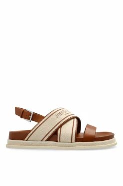 Jimmy Choo BRĄZOWY Sandały `Joa`