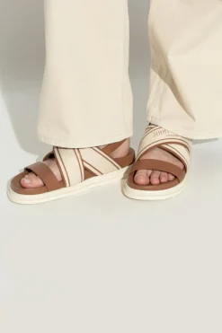 Jimmy Choo BRĄZOWY Sandały `Joa`
