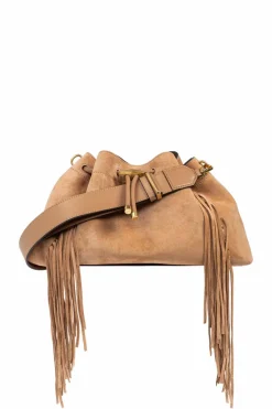 Jimmy Choo BRĄZOWY Torba na ramię `Bon Bon`