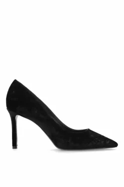 Jimmy Choo CZARNY Aksamitne szpilki ‘Romy’