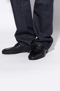 Jimmy Choo CZARNY Buty `Ellis` typu `loafers`
