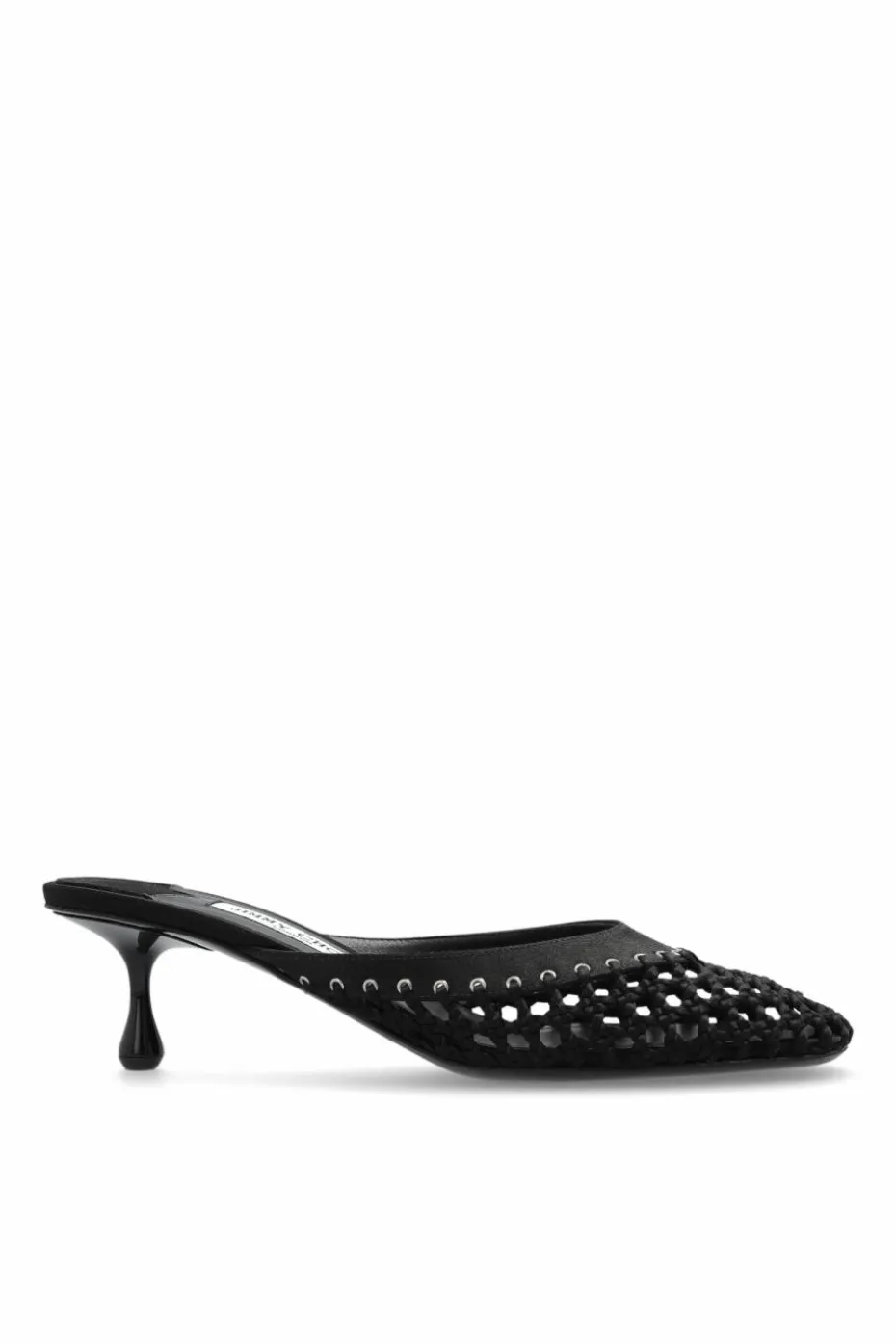 Jimmy Choo CZARNY Klapki na obcasie `Pixie`