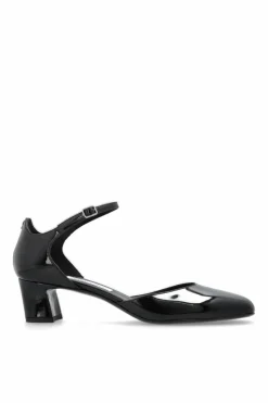 Jimmy Choo CZARNY Lakierowane buty na obcasie ‘Pixie’