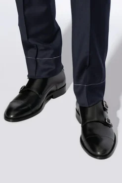 Jimmy Choo CZARNY Skórzane buty ‘Finnion’