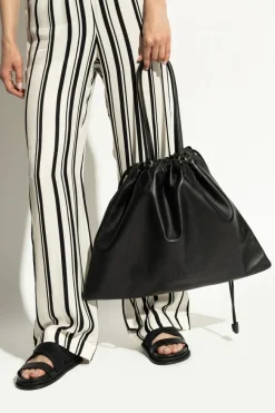 Jimmy Choo CZARNY Torba `Drawstring Large` typu `shopper`