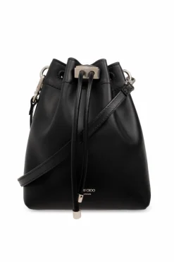 Jimmy Choo CZARNY Torba na ramię ‘Cinch Mini’