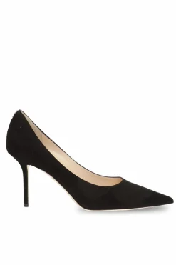 Jimmy Choo CZARNY Zamszowe szpilki ‘Love’