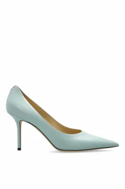 Jimmy Choo jasnoniebieski Szpilki `Love 85`