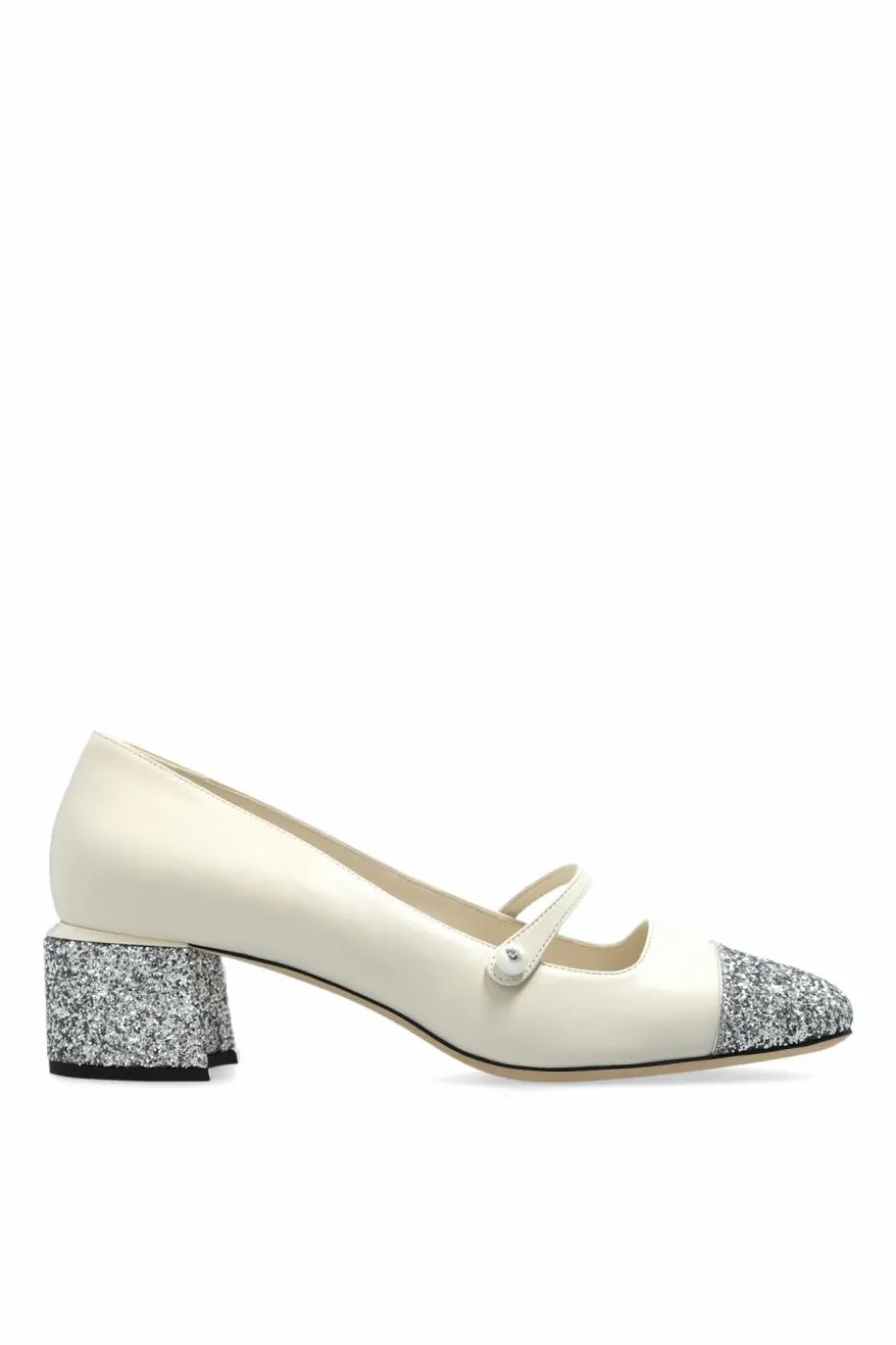 Jimmy Choo kremowy Buty na obcasie `Elisa`