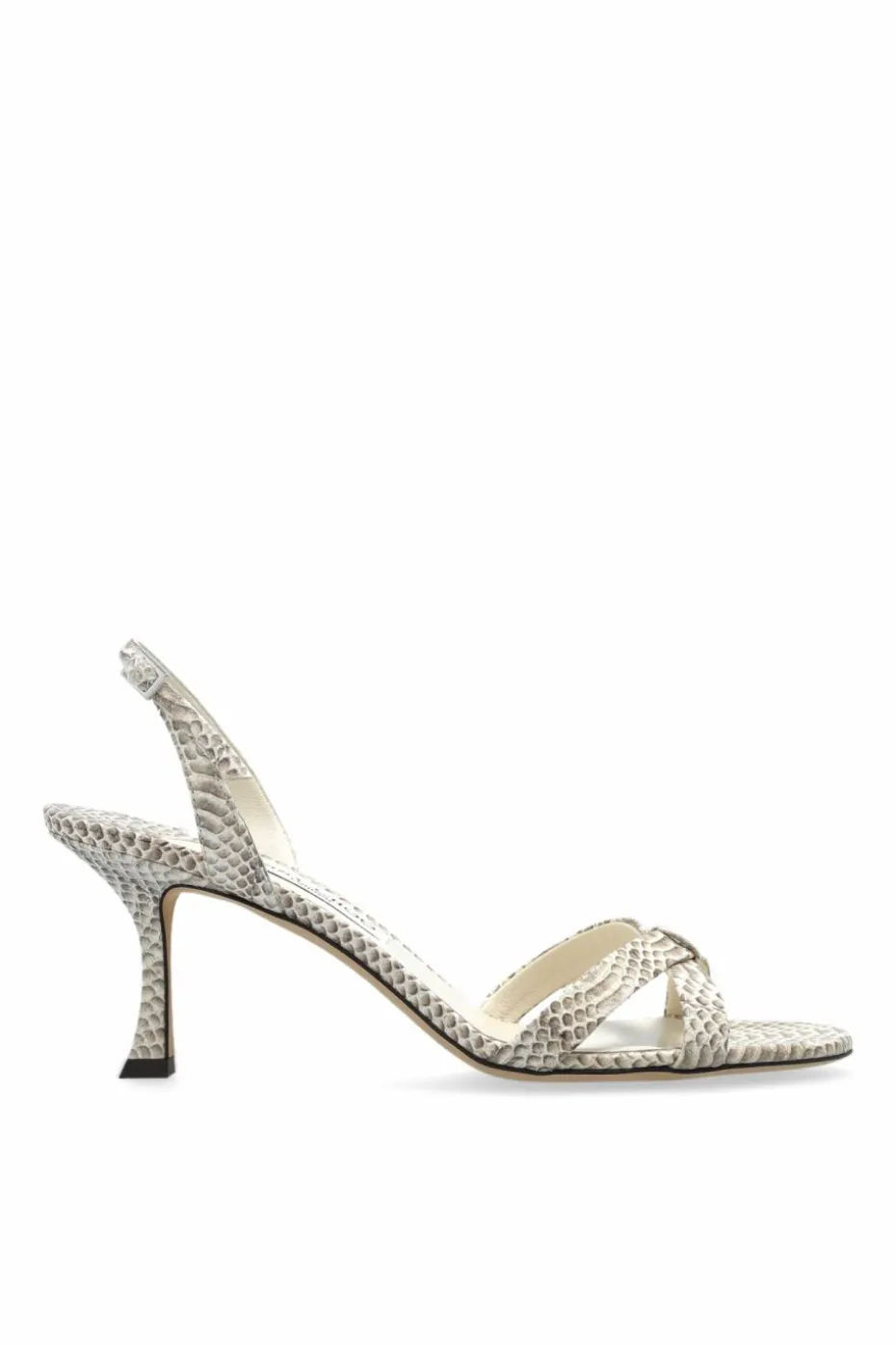 Jimmy Choo kremowy Sandały na obcasie `Elsy 70`
