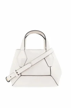 Jimmy Choo kremowy Torba do ręki `Diamond XS`
