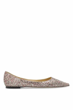 Jimmy Choo RÓŻOWY Baleriny `Love`