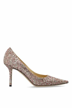 Jimmy Choo RÓŻOWY Buty na obcasie `Love`
